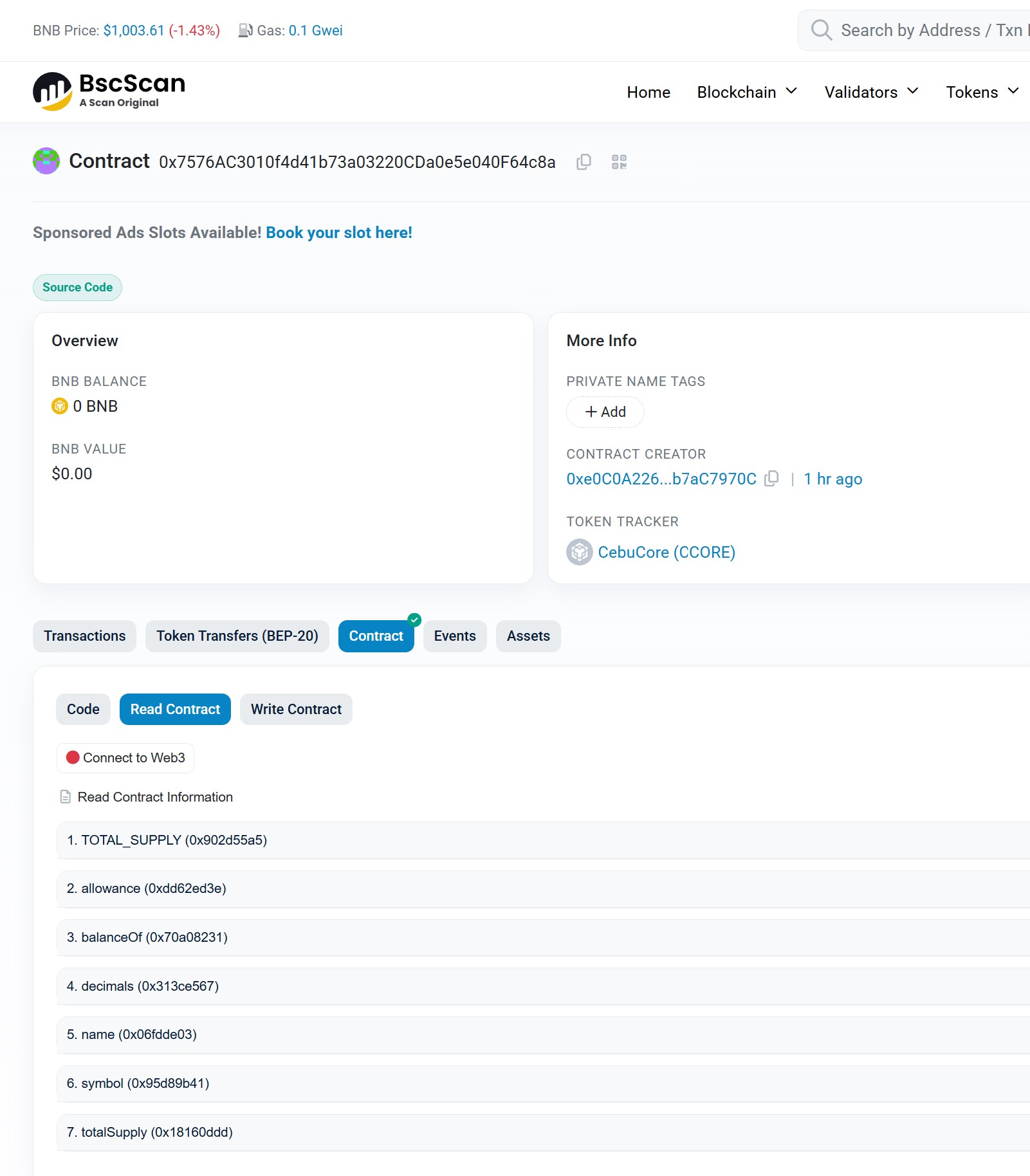 CCORE — Public Update & Rationale